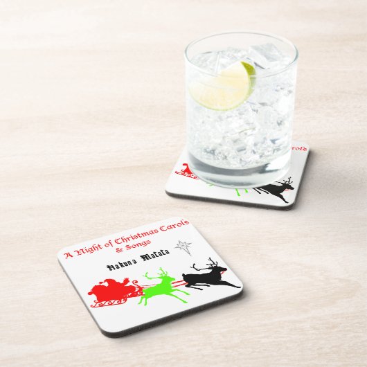 クリスマスキャロルと歌の夜ハクナマタタ コースター (右側)