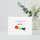 クリスマスキャロルと歌の夜ハクナマタタ シーズンポストカード (スタンド正面)