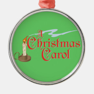 クリスマスキャロルのオーナメント メタルオーナメント