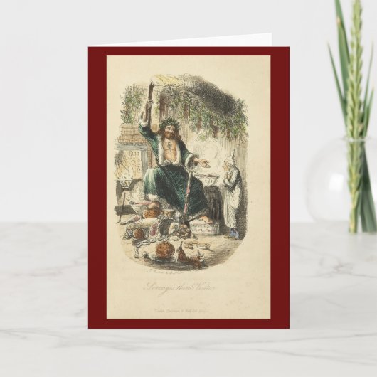 クリスマスキャロルのクリスマスカード シーズンカード (正面)