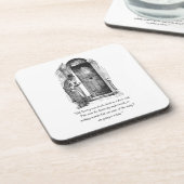 クリスマスキャロルのコースター コースター (左側)