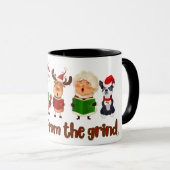 クリスマスキャロルのコーヒーマグ マグカップ (正面右)