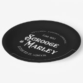 クリスマスキャロルの休日Scrooge及びMarley ペーパープレート (アングル)