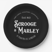クリスマスキャロルの休日Scrooge及びMarley ペーパープレート (正面)