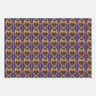 クリスマスキャロルの包装紙 ラッピングペーパーシート