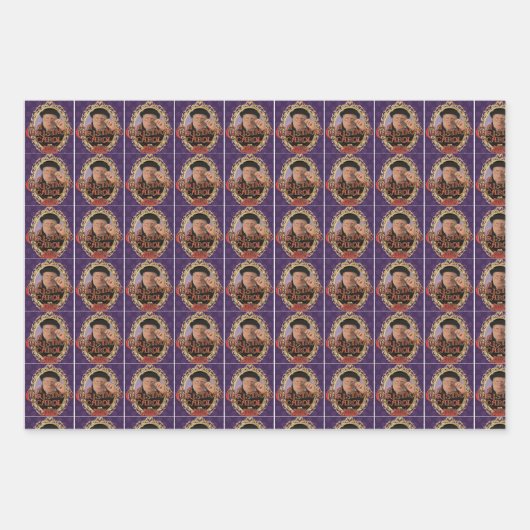 クリスマスキャロルの包装紙 ラッピングペーパーシート (正面)