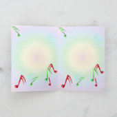 クリスマスキャロルの歌う子猫 シーズンカード (内部)