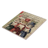 クリスマスキャロルの歌う猫 タイル (側面)