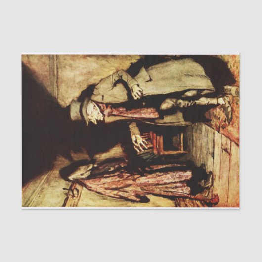 クリスマスキャロルのDickensのティッシュペーパー2 薄葉紙 (正面)