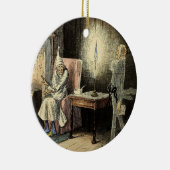 クリスマスキャロルのScrooge Marleyの幽霊のオーナメント セラミックオーナメント (右)