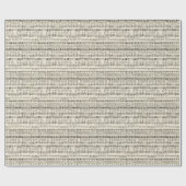 クリスマスキャロルズホリデーラッピング紙 ラッピングペーパー (フラット)