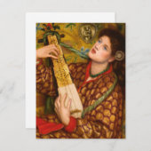 クリスマスキャロルヴィンテージパーソナライズされた芸術 シーズンカード (正面/裏面)