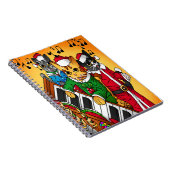 クリスマスキャロル猫 ノートブック (右側)