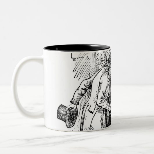 クリスマスキャロル: それを放っておいて下さい ツートーンマグカップ (左)