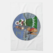 クリスマスキャロル キッチンタオル (縦)