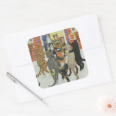 クリスマスキャロル スクエアシール (封筒)