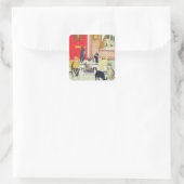 クリスマスキャロル スクエアシール (バッグ)