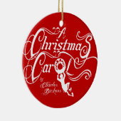 クリスマスキャロル セラミックオーナメント (右)