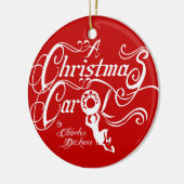 クリスマスキャロル セラミックオーナメント (左)