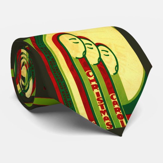 クリスマスキャロル ネクタイ (ロール)