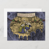 クリスマスキャロル:フェッジウィッグボールホリデーカード シーズンポストカード (正面/裏面)