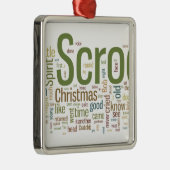 クリスマスキャロル メタルオーナメント (右)