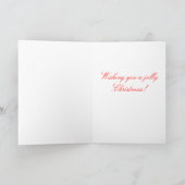 クリスマスキャロル:「古すてきいサンタクロース」 シーズンカード (内部)