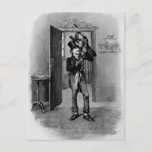 クリスマスキャロル: 小さいティム シーズンポストカード (正面)