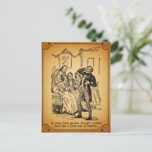 クリスマスキャロル: 笑い声の新しいとどろき シーズンポストカード (スタンド正面)