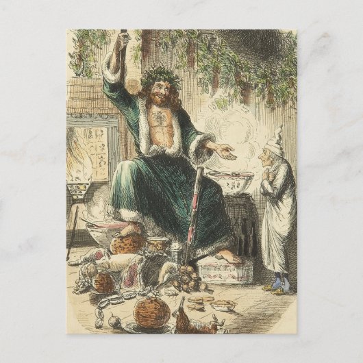 クリスマスキャロル: Scroogeの第3訪問者 シーズンポストカード (正面)