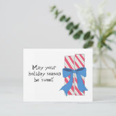 クリスマスキャンディと甘いことわざ シーズンポストカード (スタンド正面)