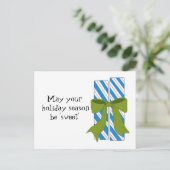 クリスマスキャンディと甘いことわざ シーズンポストカード (スタンド正面)