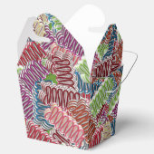 クリスマスキャンディのお気に入りボックス、テイクアウトスタイル フェイバーボックス (オープン)