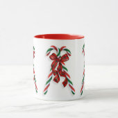 クリスマスキャンディキャンとリボン マグカップ (中央)