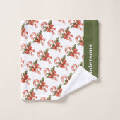 クリスマスキャンディキャンズバスタオルセット バスタオルセット (ウォッシュタオル)