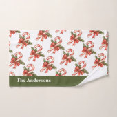 クリスマスキャンディキャンズバスタオルセット バスタオルセット (ハンドタオル)