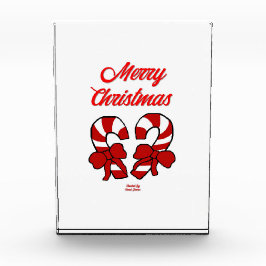 クリスマスキャンディキャンズ縦型フォトブロック フォトブロック