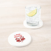 クリスマスキャンディキャンセサンドストーンコースター コースター (側面)