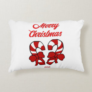 クリスマスキャンディキャンセスアクセントピロー アクセントクッション