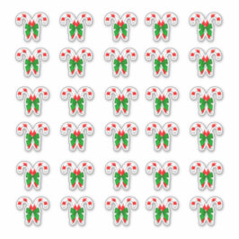 クリスマスキャンディキャンヌ30枚 シール