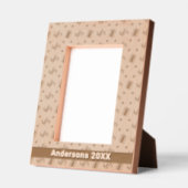 クリスマスキャンディキャン&プレゼントパターン名5x7 レーザー彫刻フレーム (左)