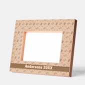 クリスマスキャンディキャン&プレゼントパターン名7x5 レーザー彫刻フレーム (左)