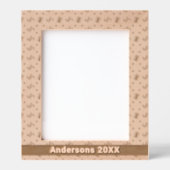 クリスマスキャンディキャン&プレゼントパターン名8x10 レーザー彫刻フレーム (正面)