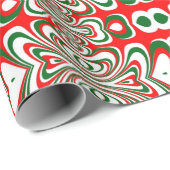 クリスマスキャンディクラシックー赤と緑 ラッピングペーパー (ロールコーナー)