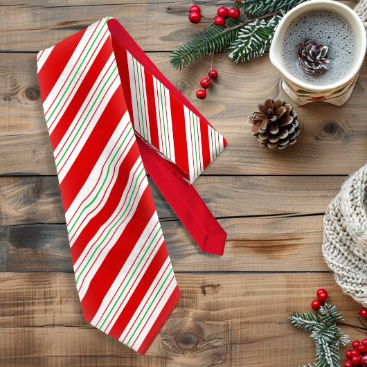 クリスマスキャンディストライプケインID259 ネクタイ