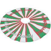 クリスマスキャンディストライプーの名前はこちらツリースカート ブラッシュドポリエステルツリースカート (アングル)