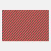 クリスマスキャンディストライプー包装紙 ラッピングペーパーシート (正面3)