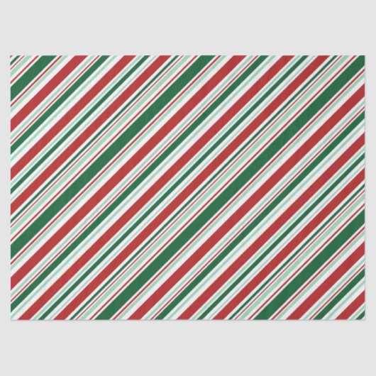 クリスマスキャンディストライプー 薄葉紙 (正面)