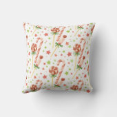 クリスマスキャンディズパターン装飾用クッション クッション (裏面)