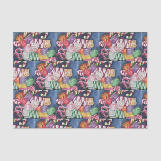 クリスマスキャンディティッシュペーパー 薄葉紙 (正面)